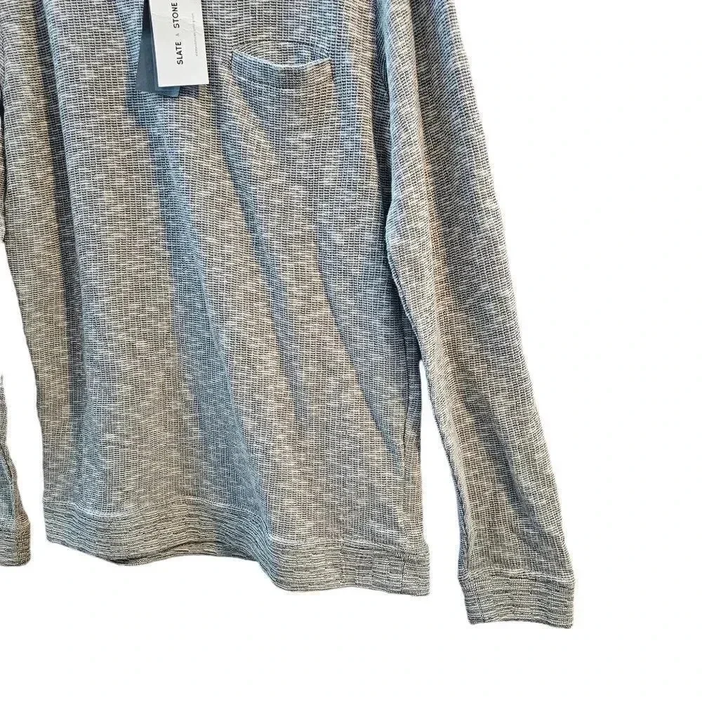 Slate‎ & Stone Long Sleeve Palmer Crewneck Top Size X-large